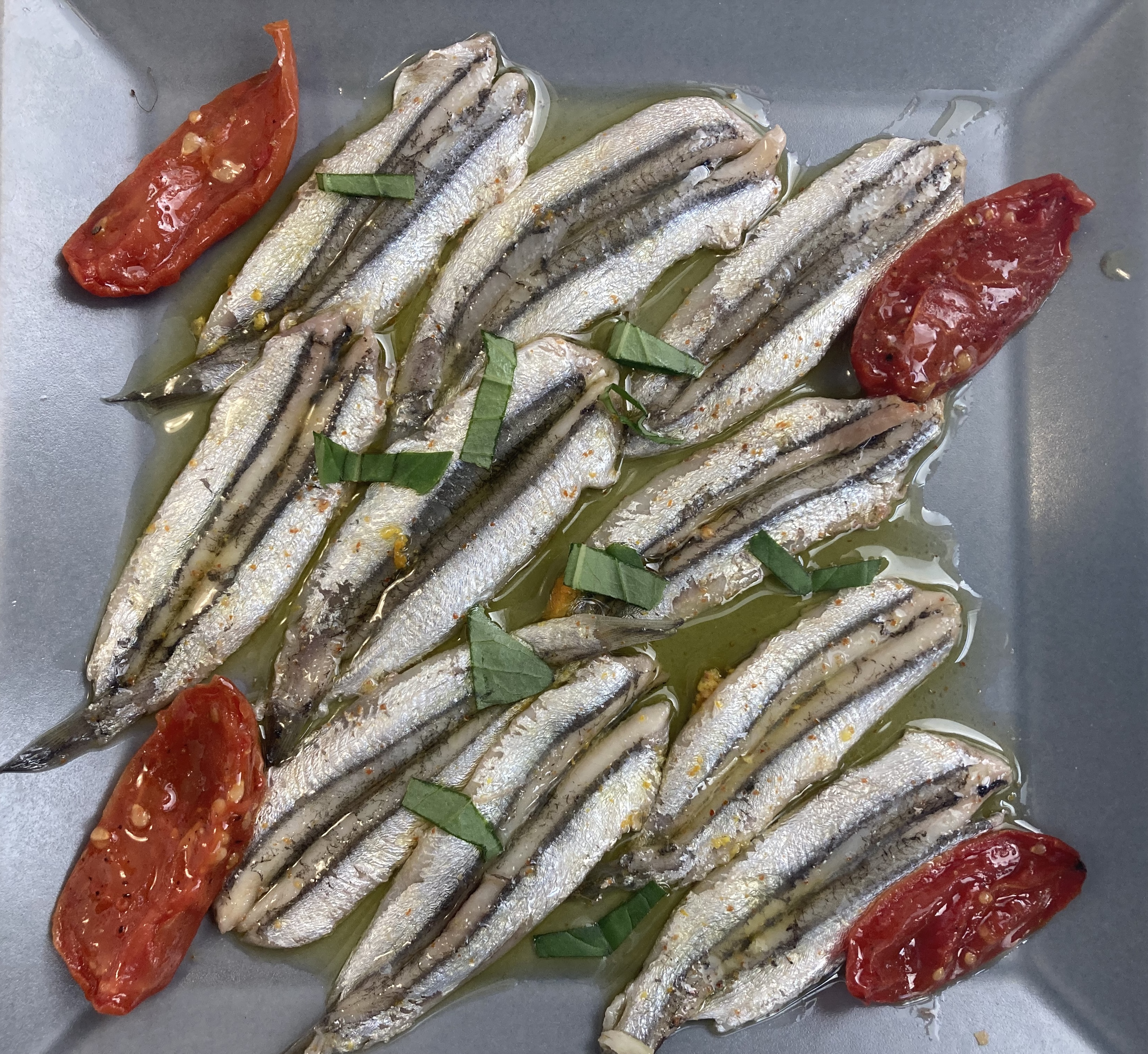 Alici marinate della casa